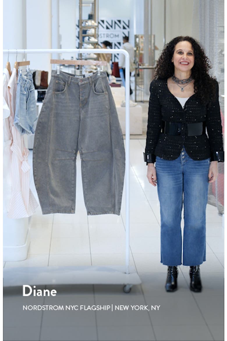 Good Luck Mid Rise Barrel Leg Jeans video