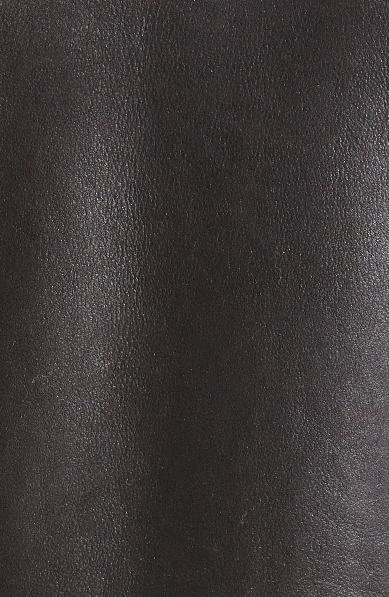 Givenchy Genuine Shearling Liner Bomber Jacket, Alternate, color, Deep Brown