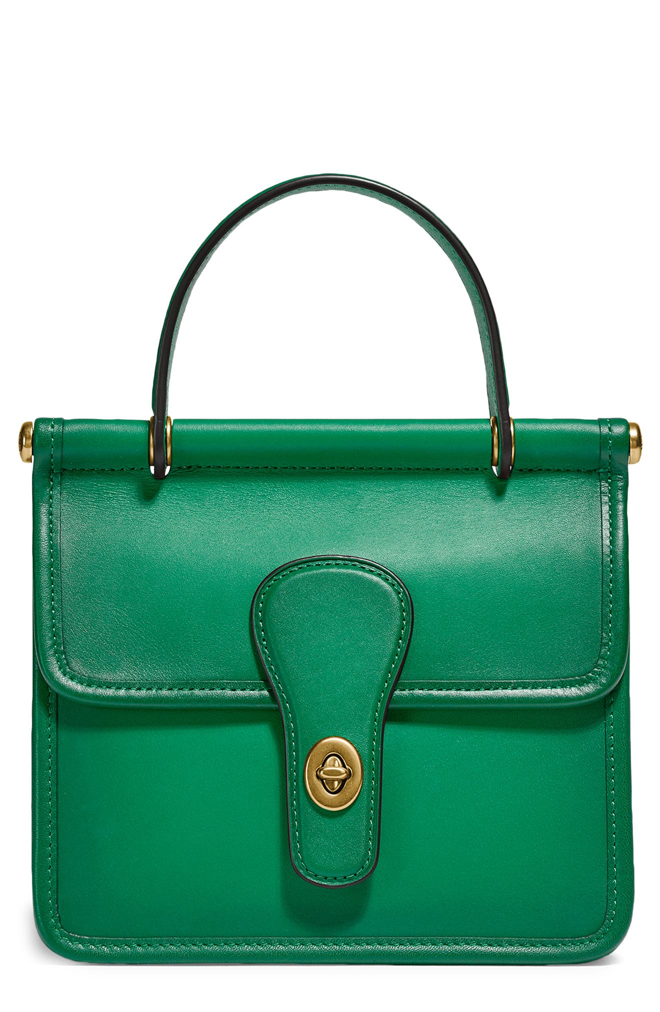 COACH The Coach Originals Willis Leather Top Handle Bag, Main, color, 