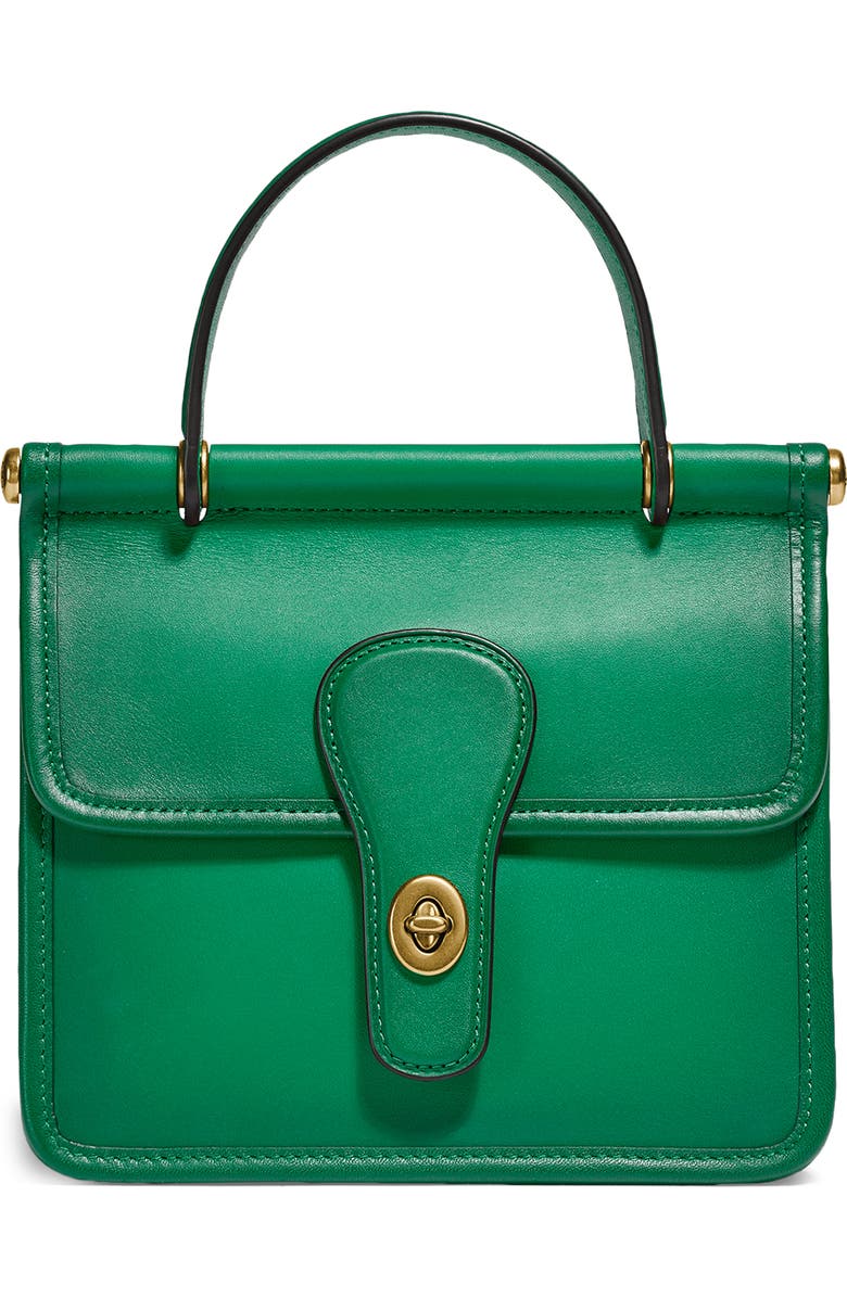 COACH The Coach Originals Willis Leather Top Handle Bag, Main, color,