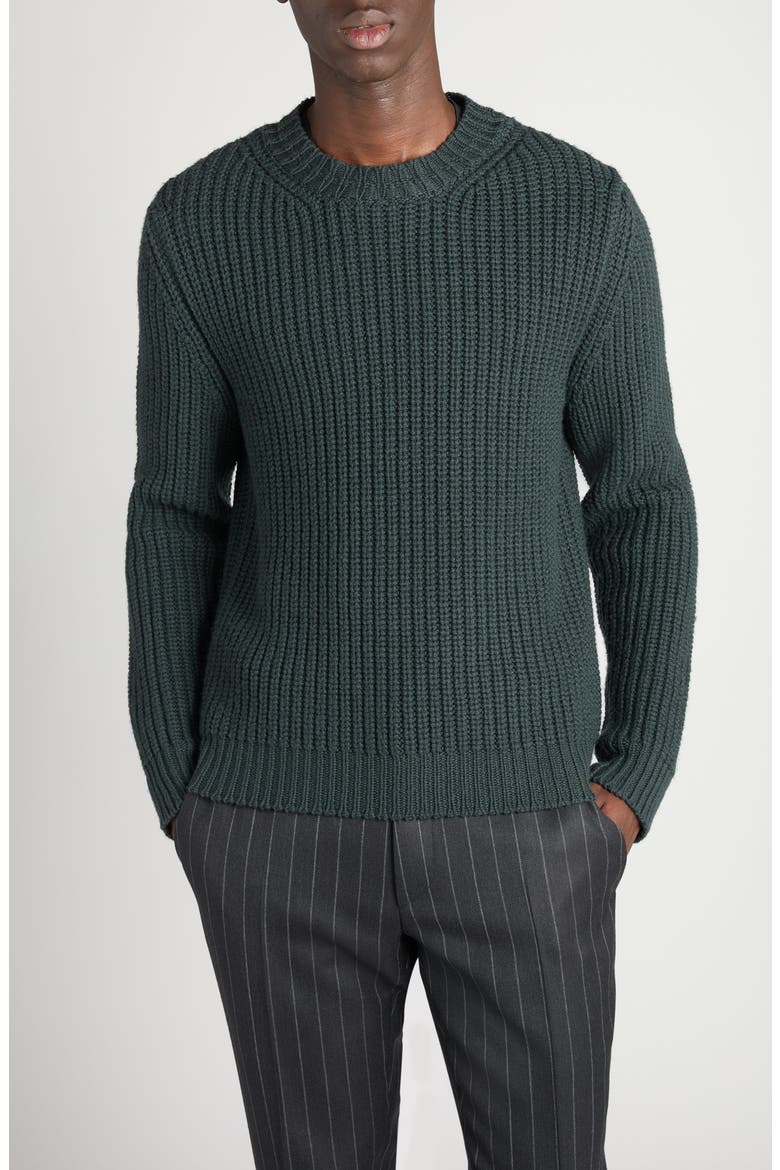 Half Stitch Wool & Cashmere Sweater, Main, color, LB760 DEEP ASH