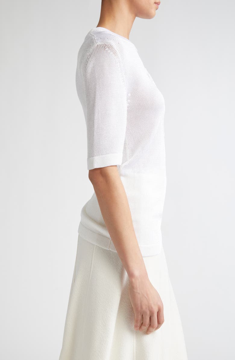 Jil Sander Crochet Detail Sweater, Alternate, color, 