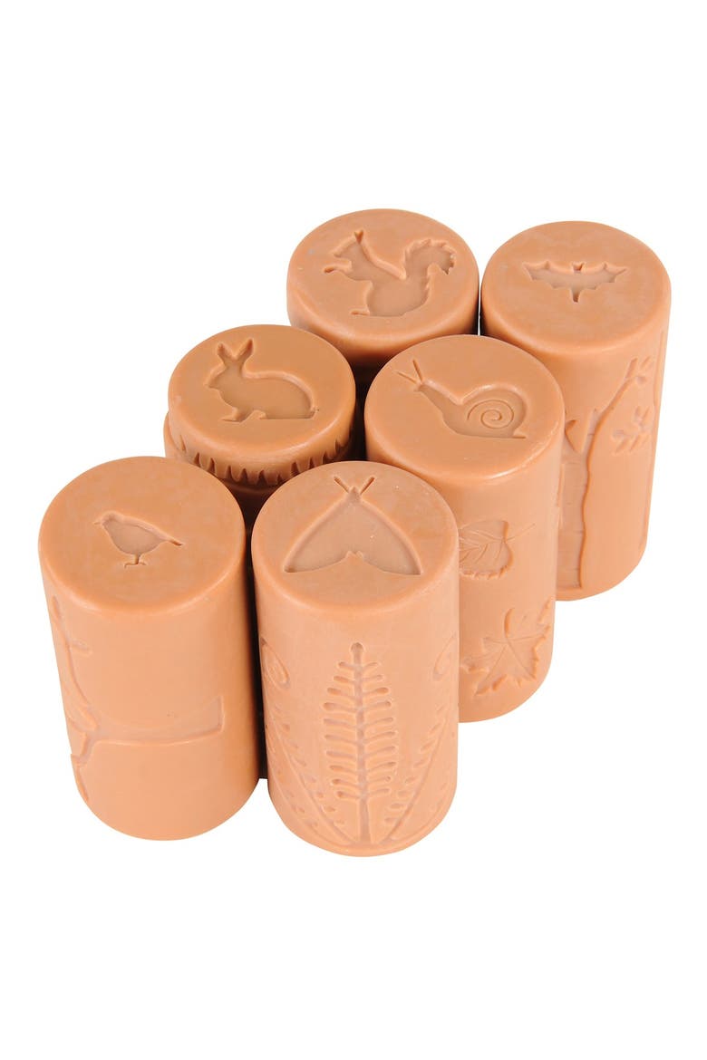 Forest Friends Dough Rollers - Set of 6, Alternate, color, Brown