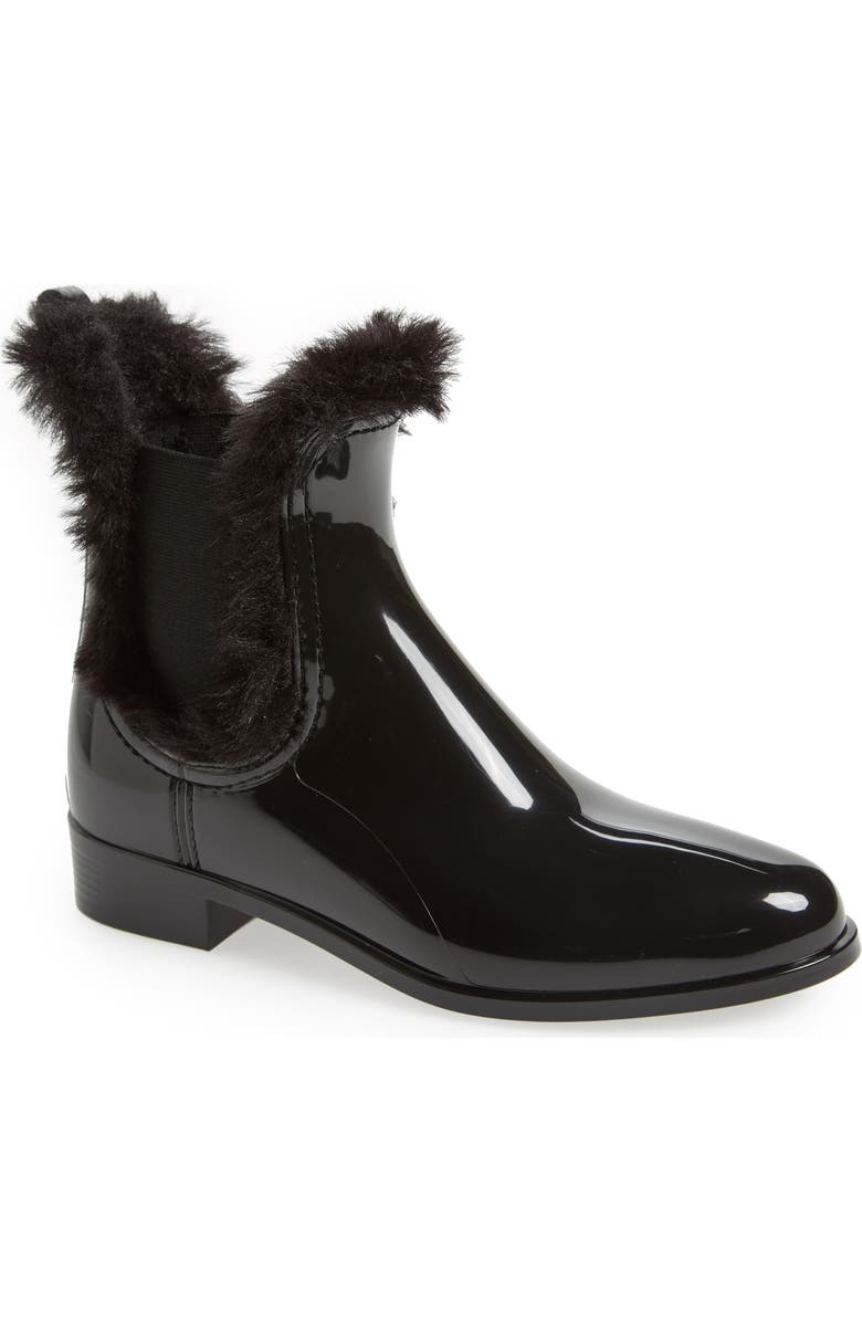 Lemon Jelly Aisha Waterproof Chelsea Boot with Faux Fur Lining, Main, color,