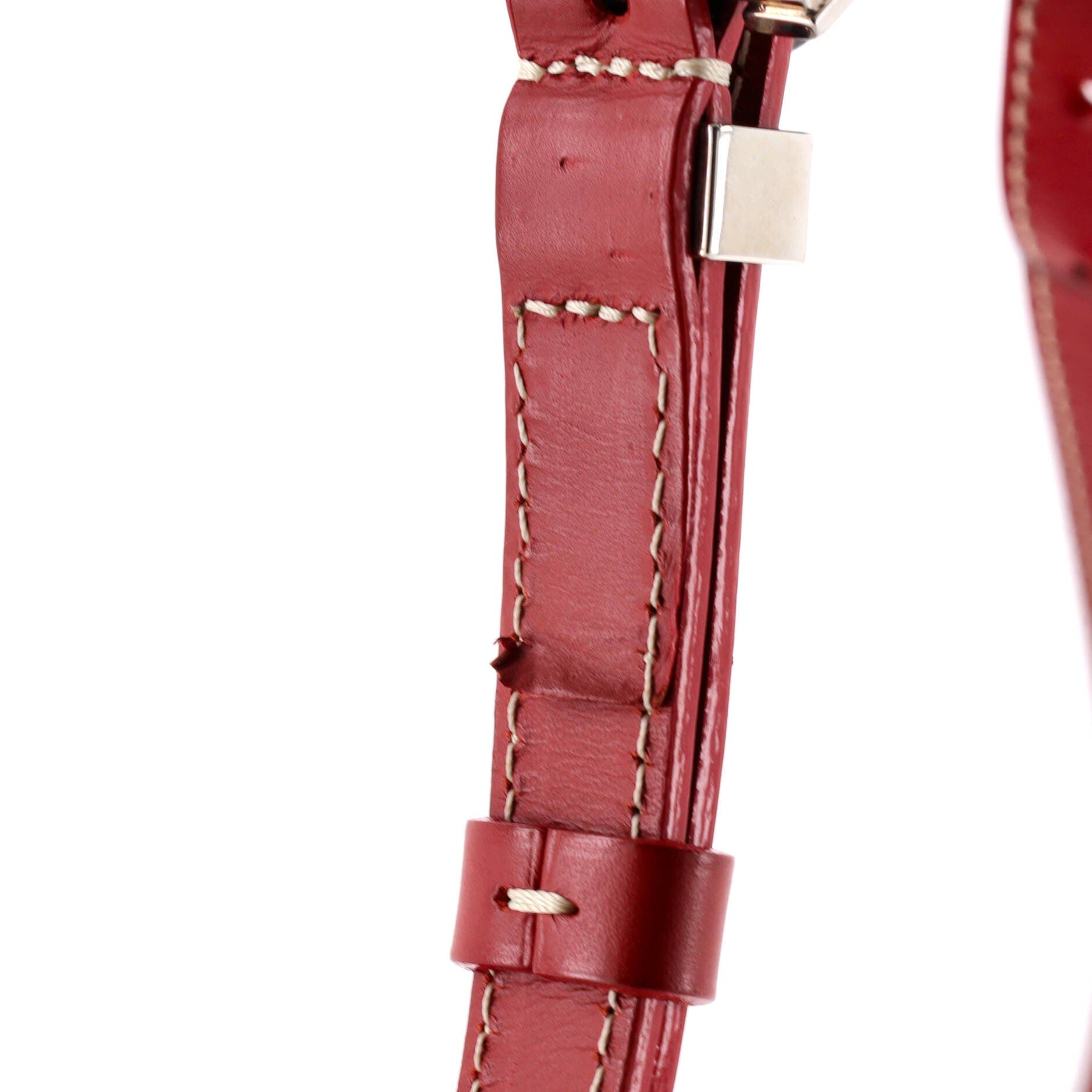 Pre-Owned Goyard Belvedere Messenger Bag Coated Canvas MM, Alternate, color, Red