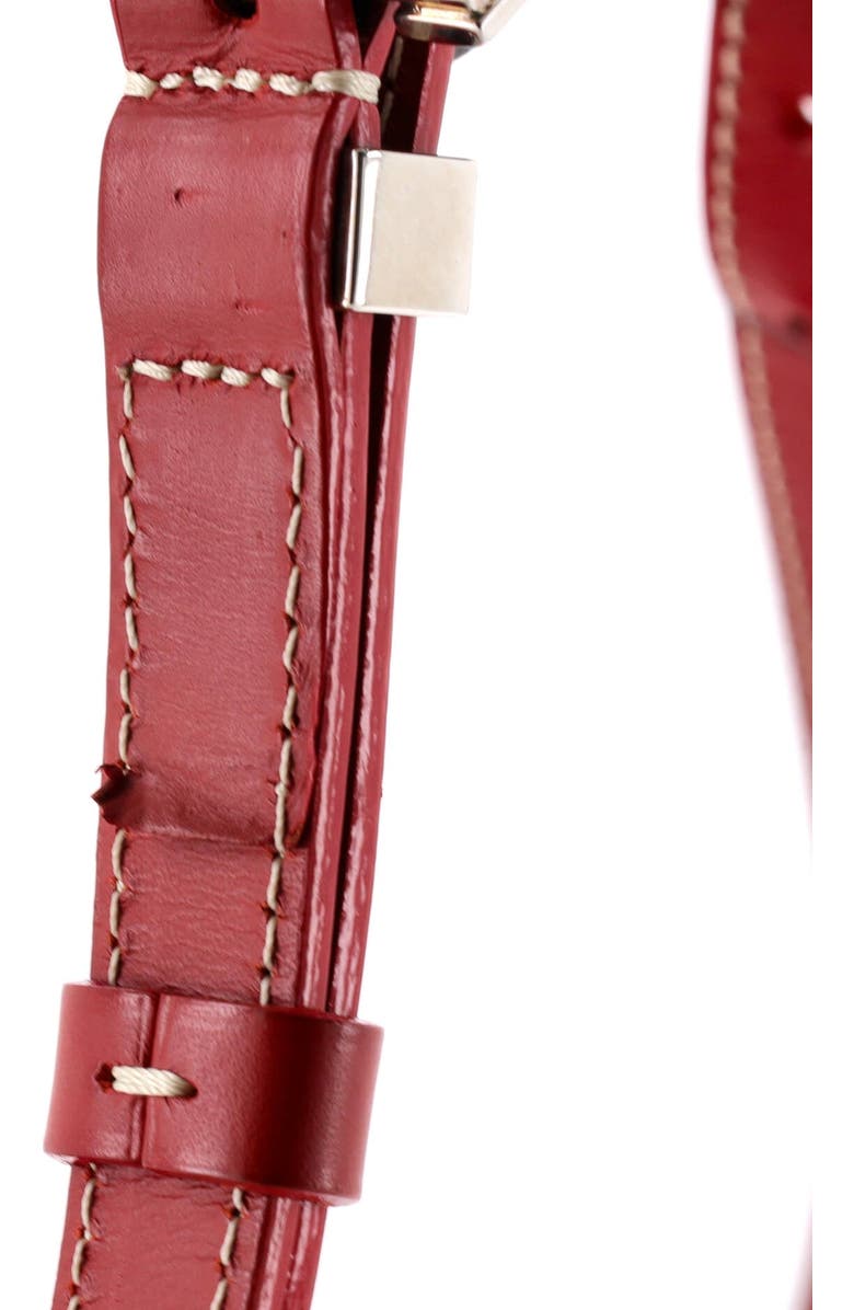 Pre-Owned Goyard Belvedere Messenger Bag Coated Canvas MM, Alternate, color, Red