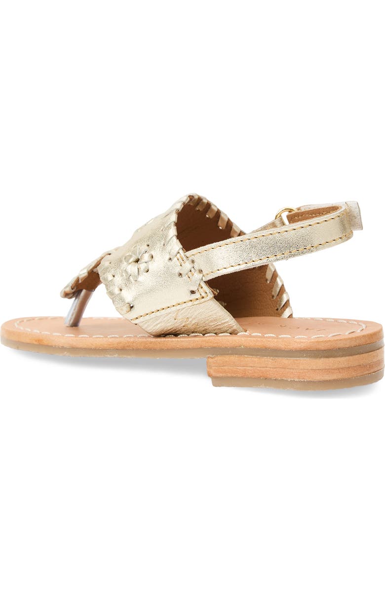 Jack Rogers Kids' Jacks Slingback Sandal, Alternate, color, Platinum