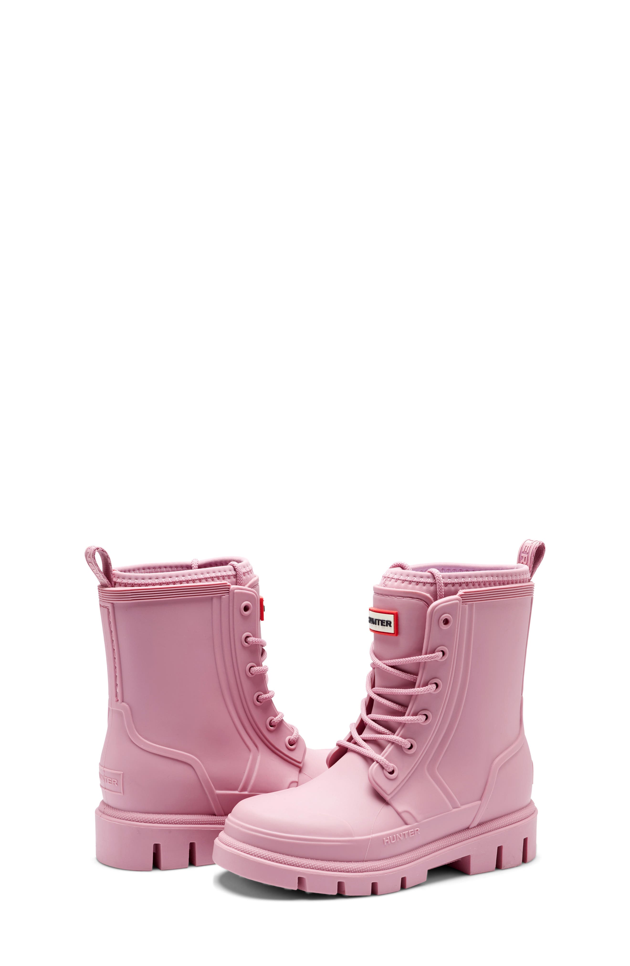 Kids' Stomper Lace-Up Boot, Alternate, color, PINK