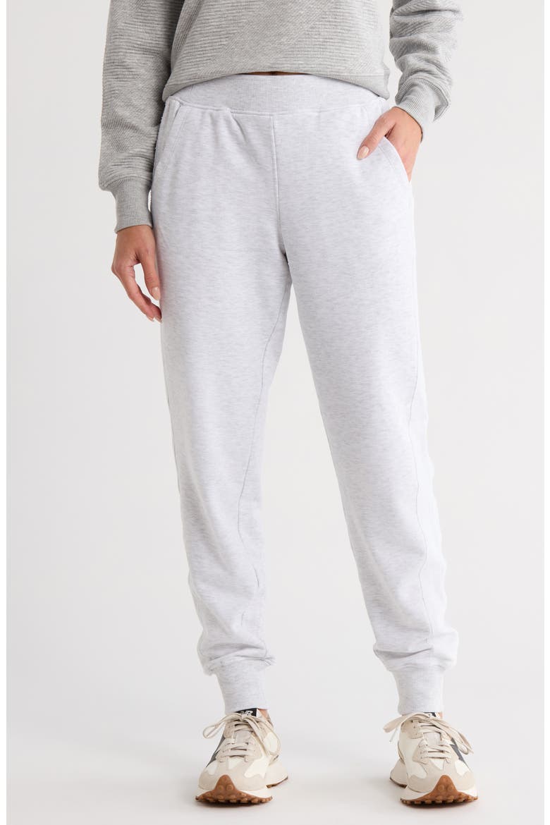 Chill Mode French Terry Joggers, Main, color, HEATHER LIGHT GREY