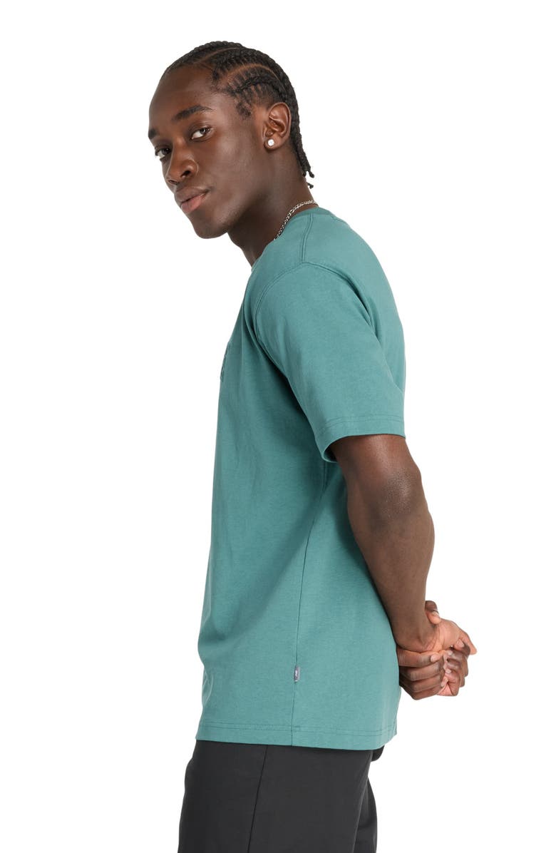 New Balance Embossed Varsity Cotton Graphic T-Shirt, Alternate, color, 