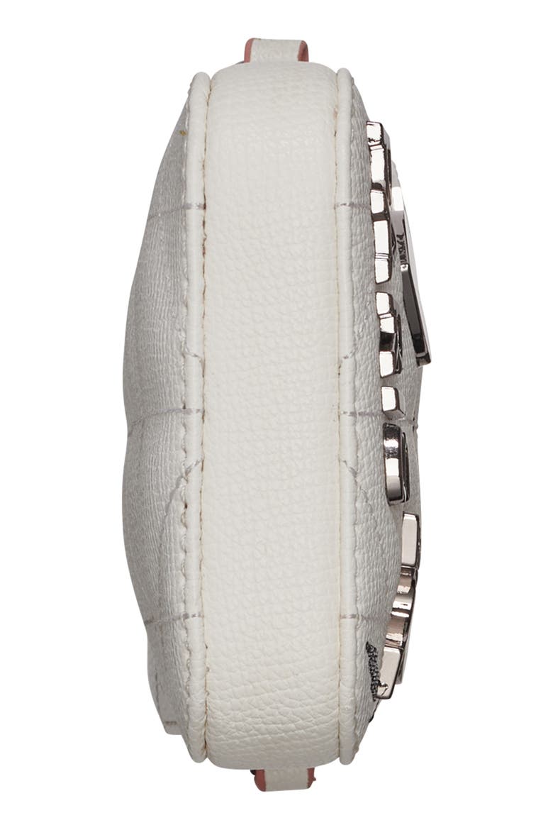 Maybelle Wallet on a Chain, Alternate, color, WINTER WHITE MULTI