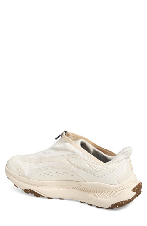 Shop Hoka Gender Inclusive Project Transport Zip Sneaker In Alabaster/oatmeal