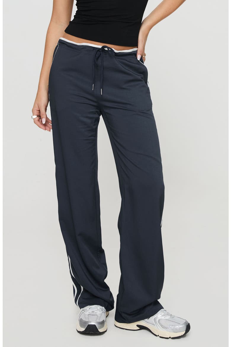 Maranie Stripe Track Pants, Main, color, NAVY