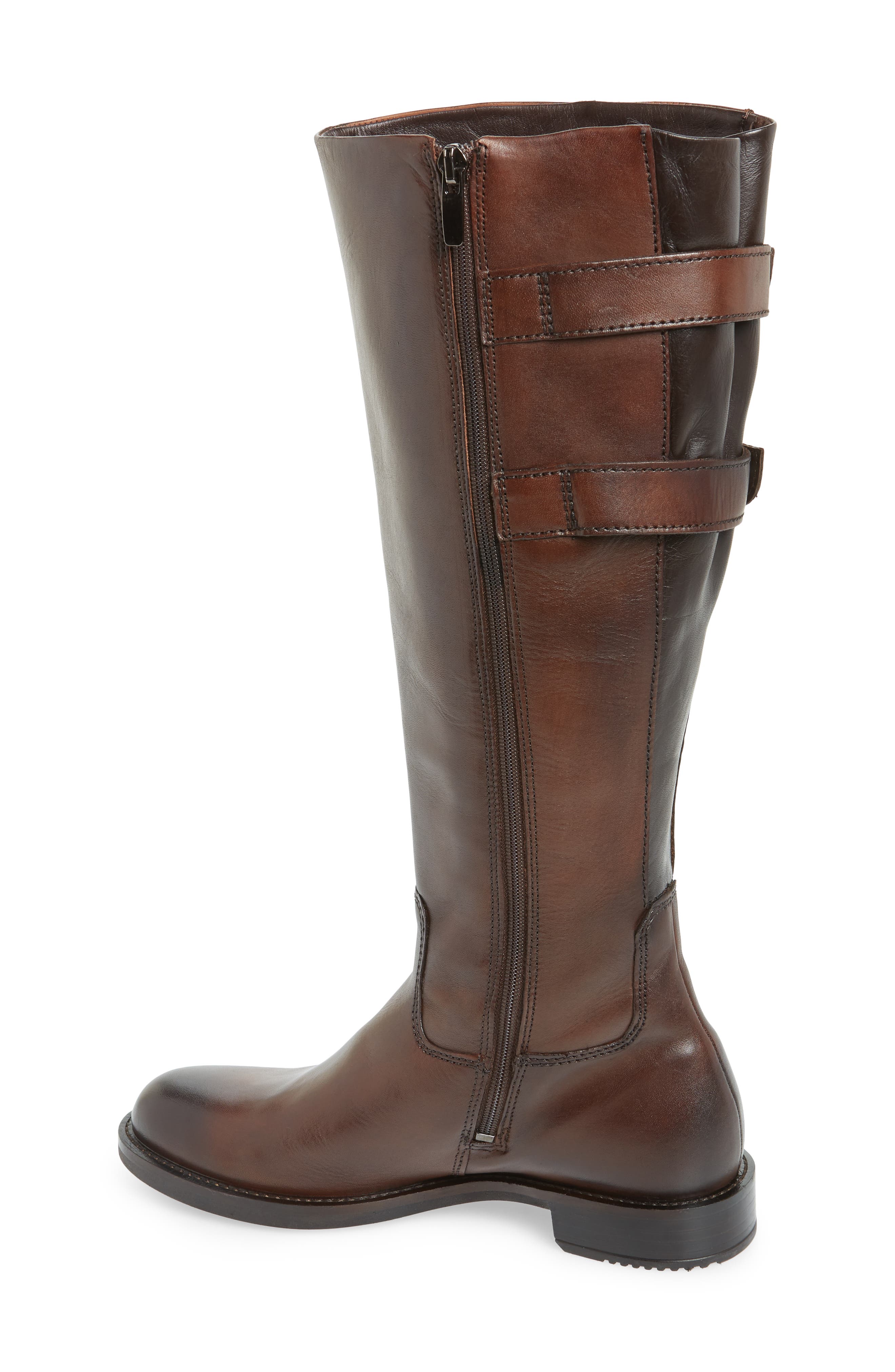 Shape 25 Tall Buckle Boot, Alternate, color, BISON LEATHER