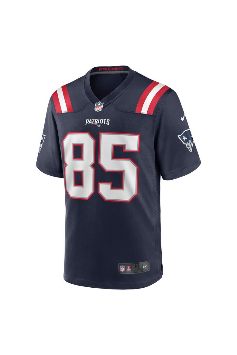 Men's Nike Hunter Henry  Navy New England Patriots Team  Game Jersey, Alternate, color, Navy