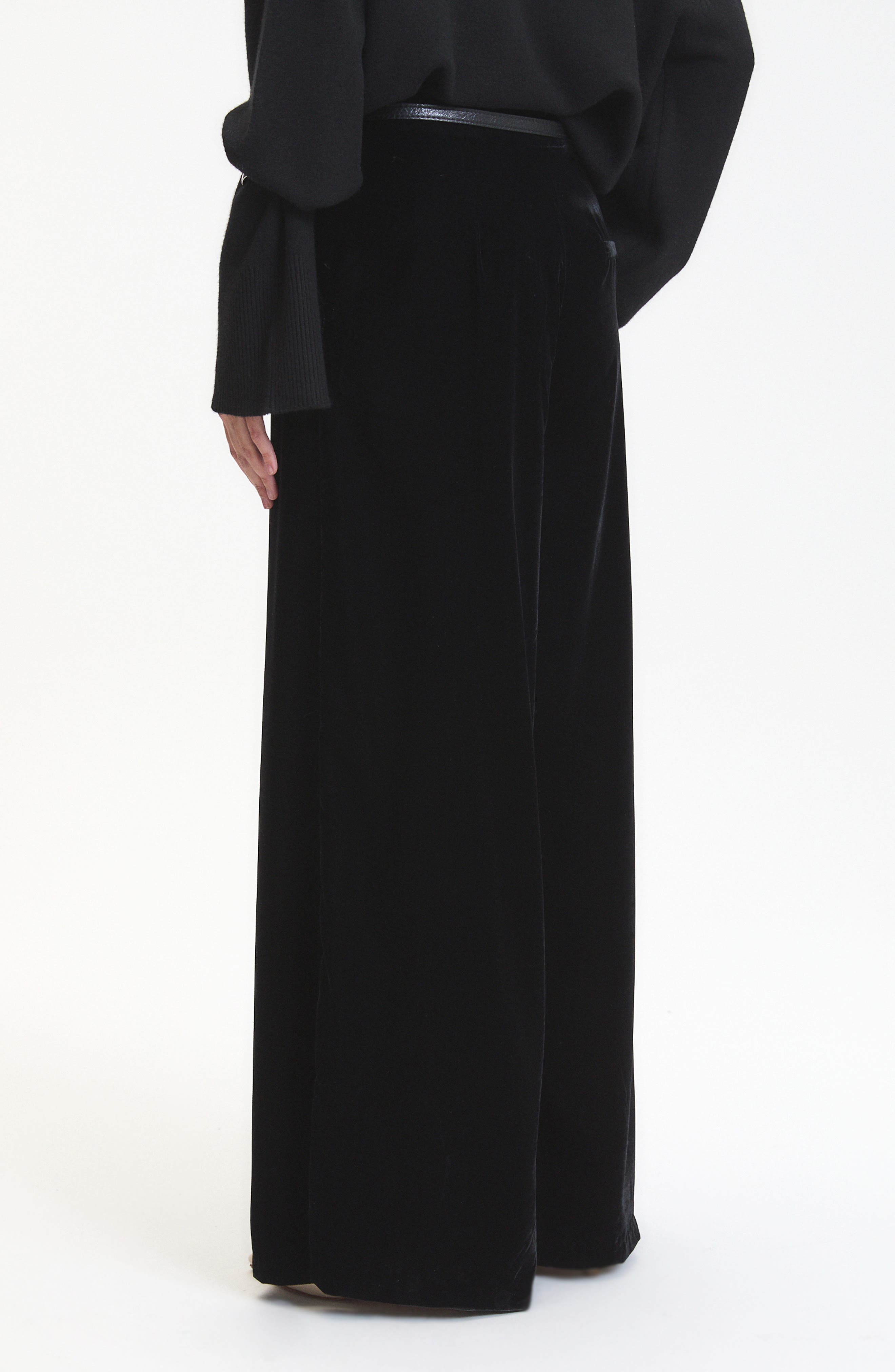 Daisy Velvet Wide Leg Pants - image 2