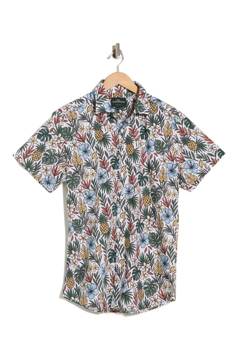 Yelverton Sports Fit Button-Up Shirt, Alternate, color, MOSS