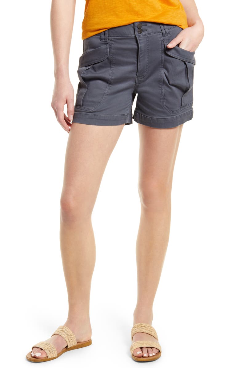 Wit & Wisdom 'Ab'Solution High Waist Cargo Shorts, Main, color,