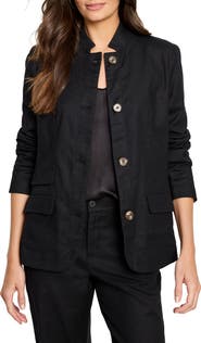 NIC+ZOE Ava Cotton & Linen Blazer