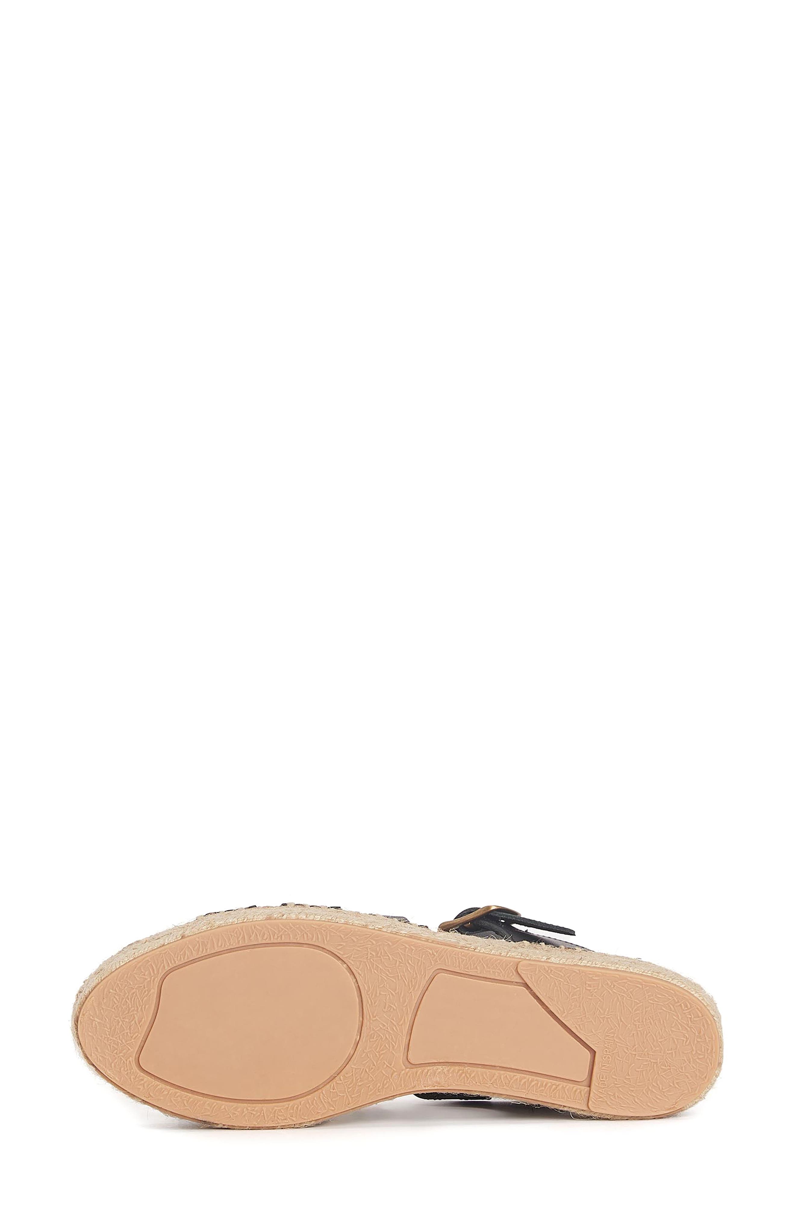Barbour Paloma Espadrille Platform Fisherman Sandal, Alternate, color, 