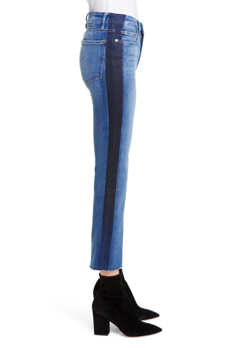 Le Crop Mini Boot Jeans, Alternate, color, KENYA