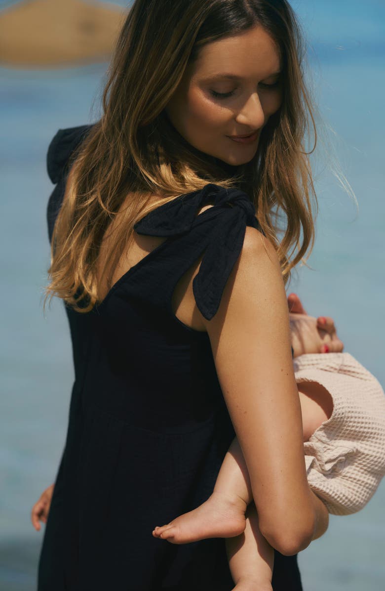 Cache Coeur Canyon Organic Cotton Gauze Maternity/Nursing Jumpsuit, Alternate, color,