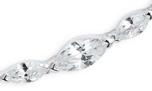 Nordstrom Dainty Cubic Zirconia Collar Necklace In Clear- Silver
