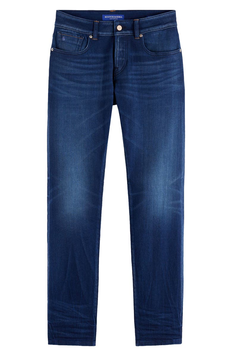 Scotch & Soda Ralston Regular Fit Slim Stretch Jeans, Alternate, color, Abstract Blue