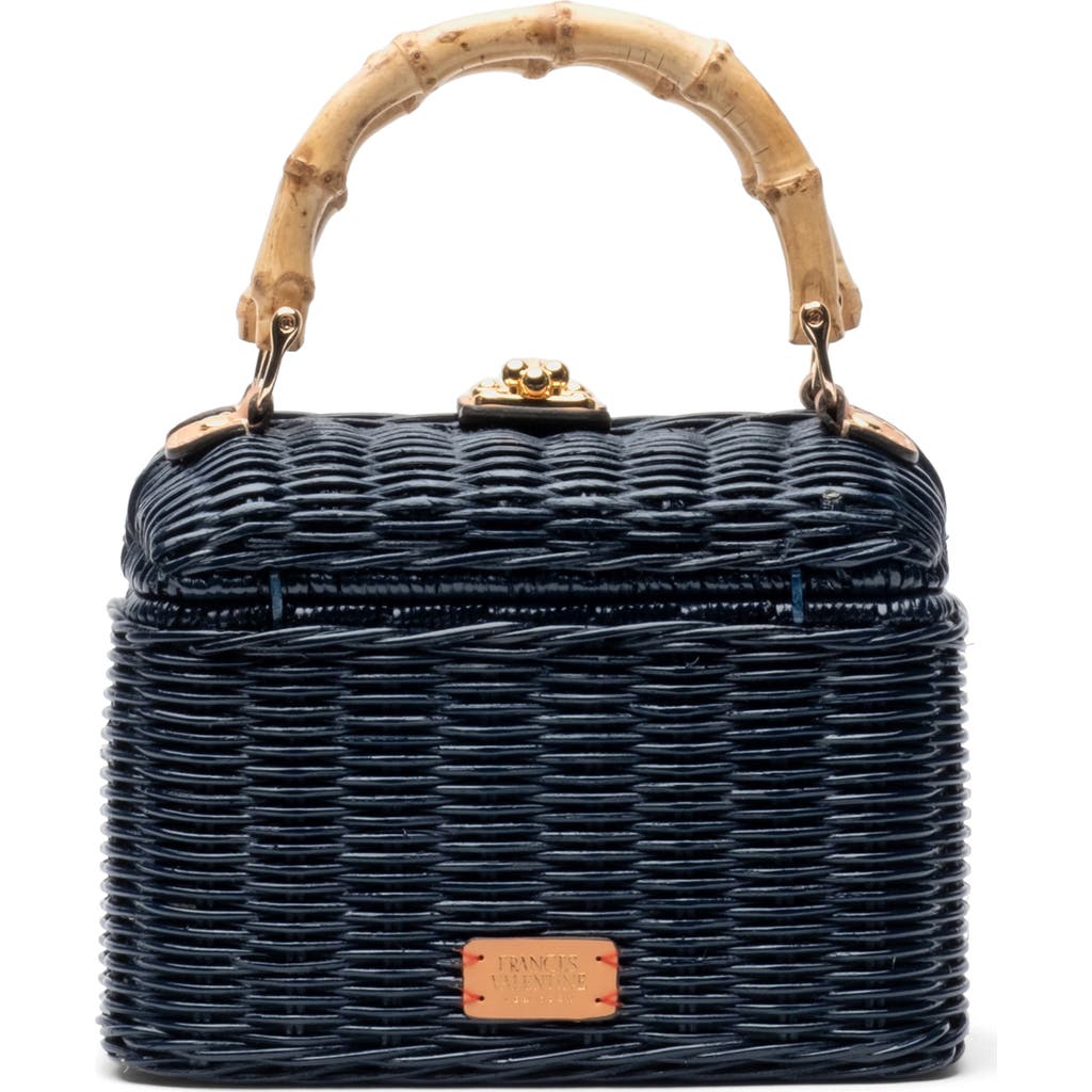 Frances Valentine Hannah Woven Wicker Lunchbox