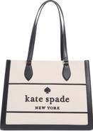 Kate Spade New York ellie large canvas tote bag