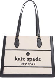 Kate Spade New York ellie large canvas tote bag