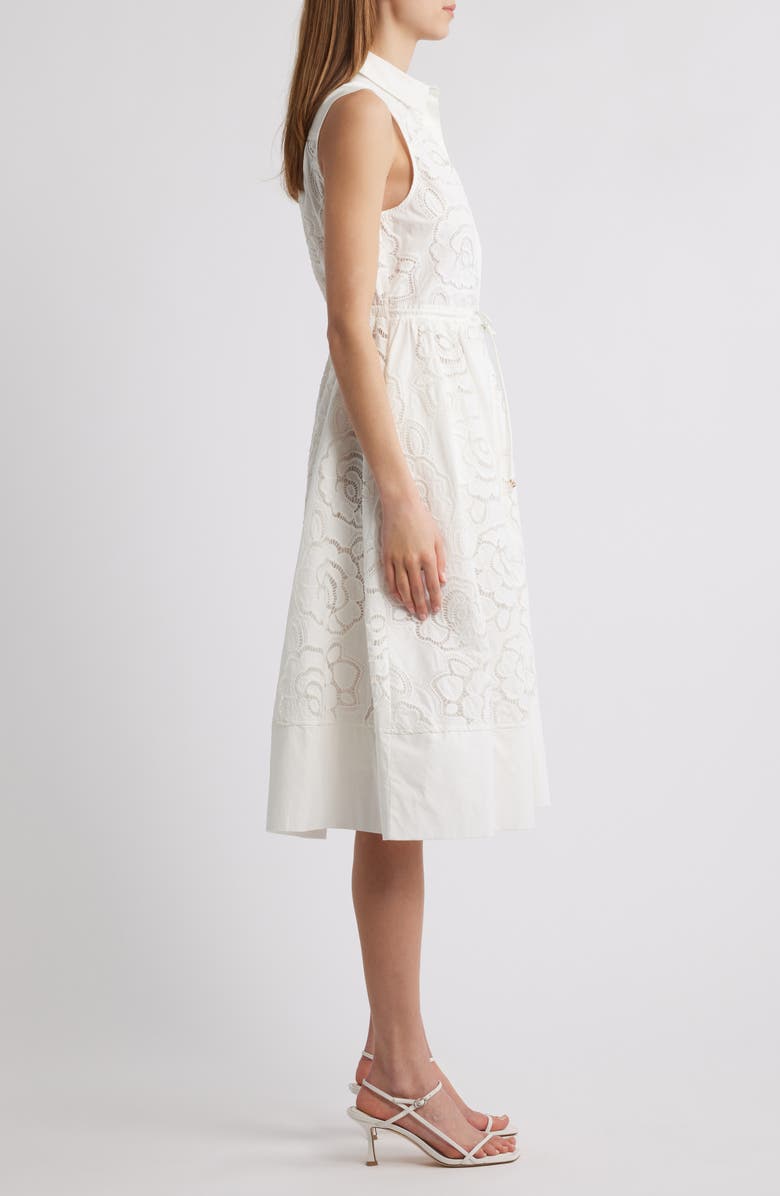 En Saison Chloe Sleeveless Midi Shirtdress, Alternate, color, 