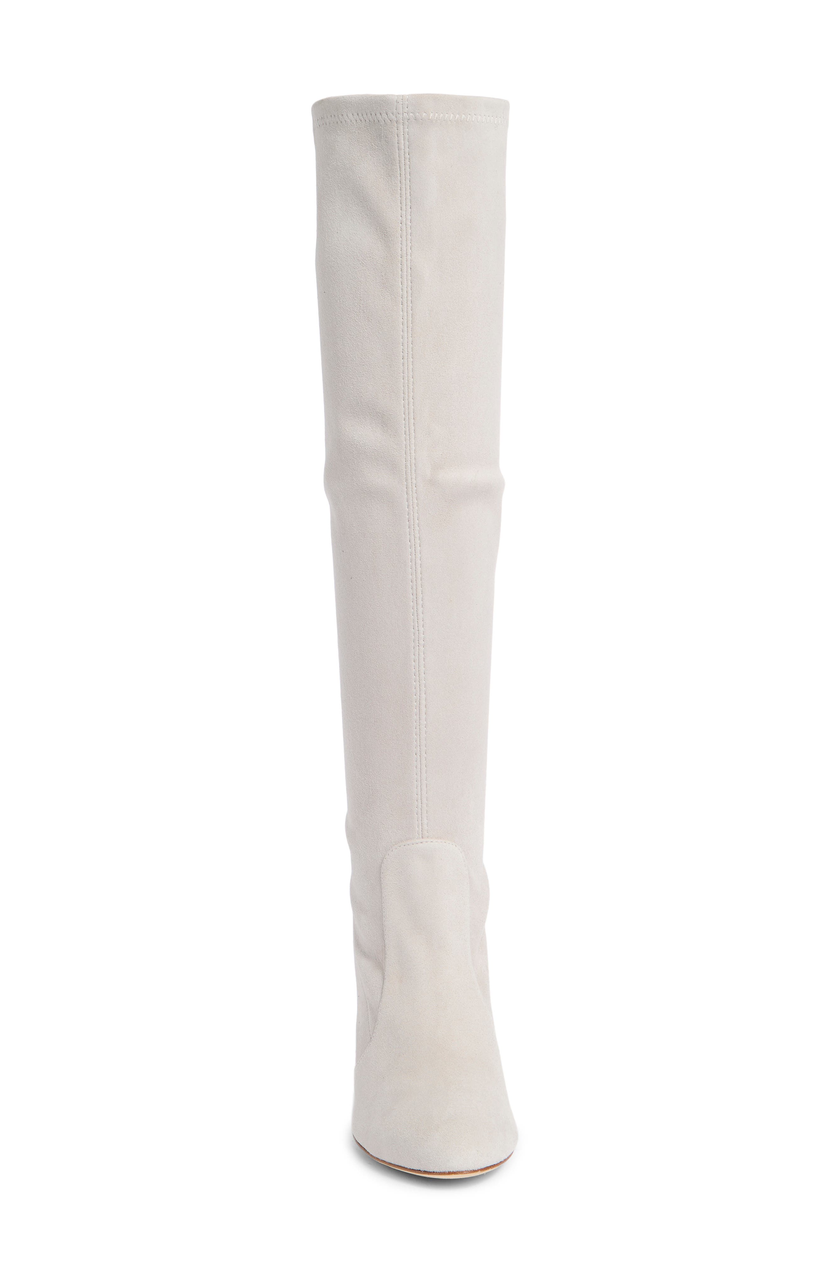 Stuart Weitzman Tuliana 85 Slouch Knee High Boot, Alternate, color, Perla