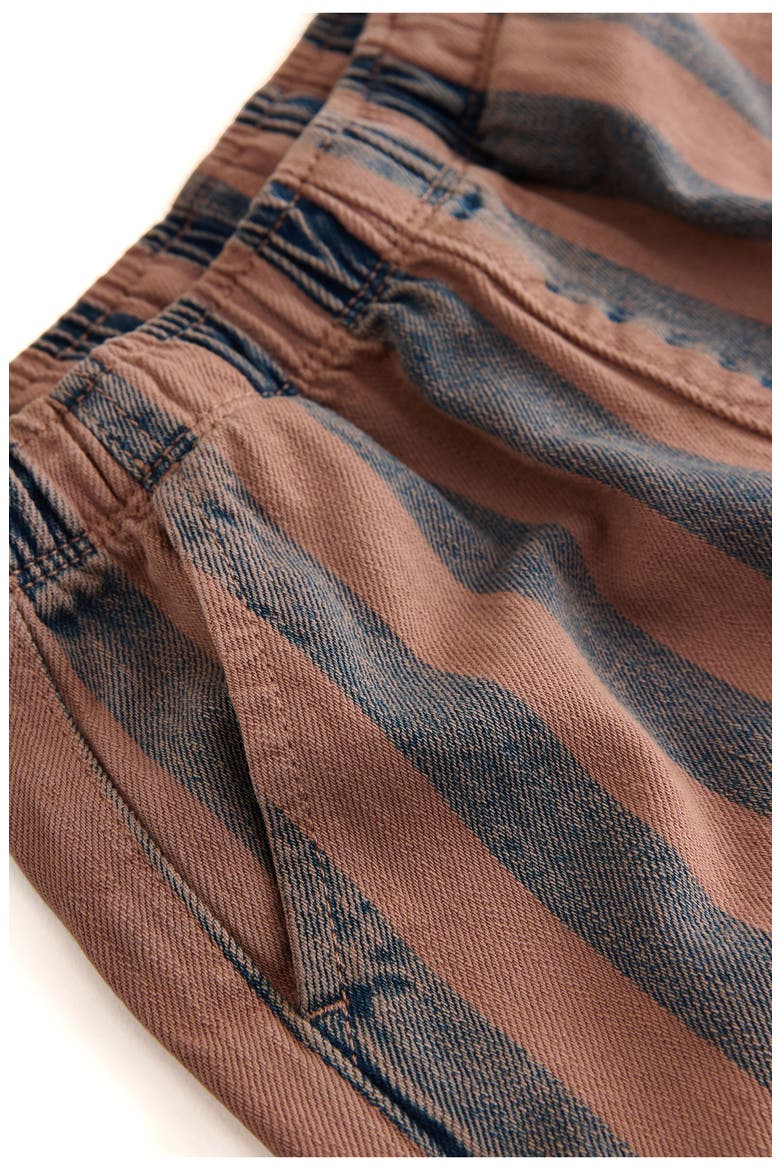 Kids' Stripe Pants, Alternate, color, BROWN