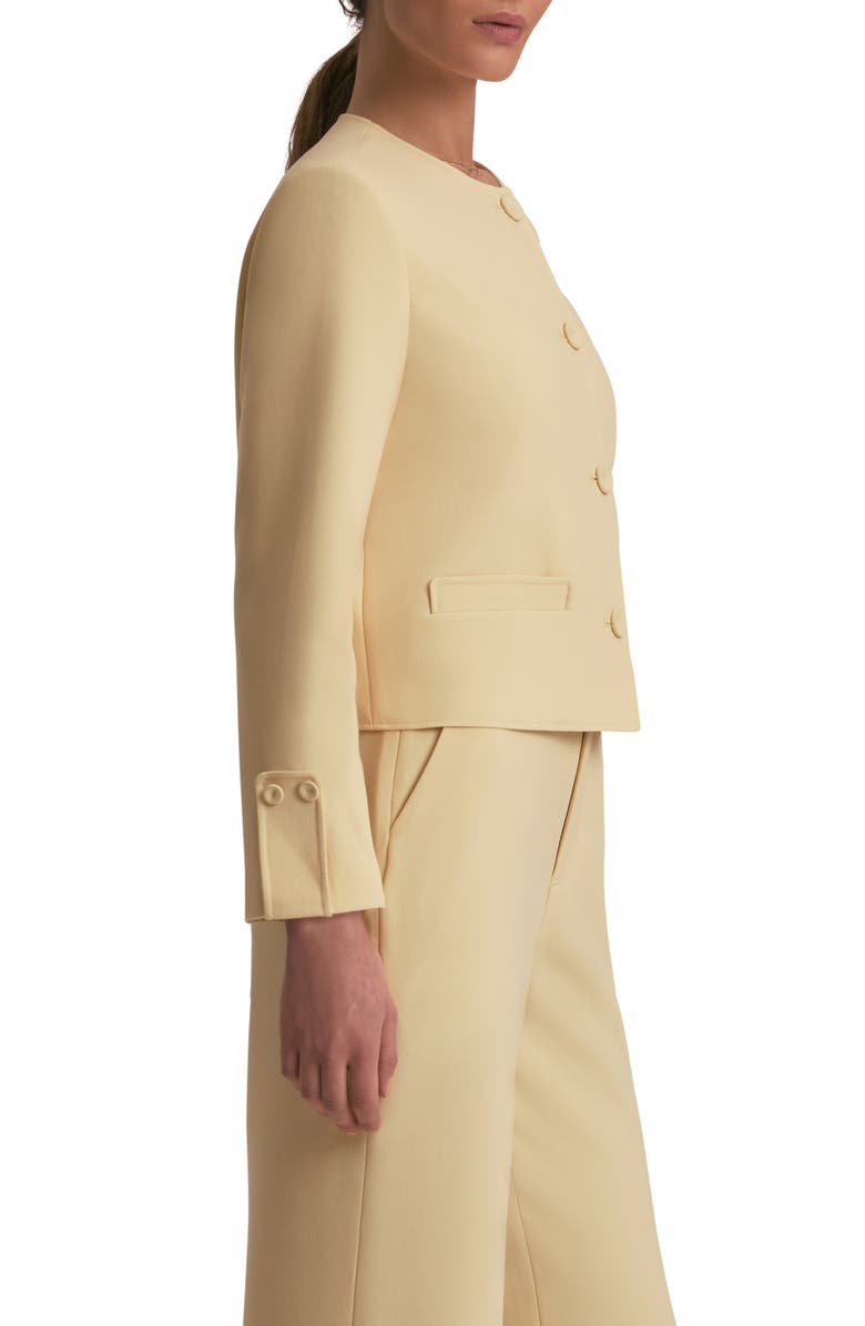 Favorite Daughter The Aurora Collarless Jacket, Alternate, color, Blondie