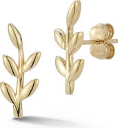Ember Fine Jewelry Leaf Stud Earrings
