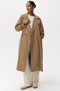 Exquise Daniele Belted Midi Trenchcoat