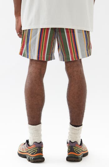 Stripe Twill Shorts