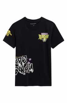 DENIM AND FLOWER Kids' Graffiti Graphic T-Shirt