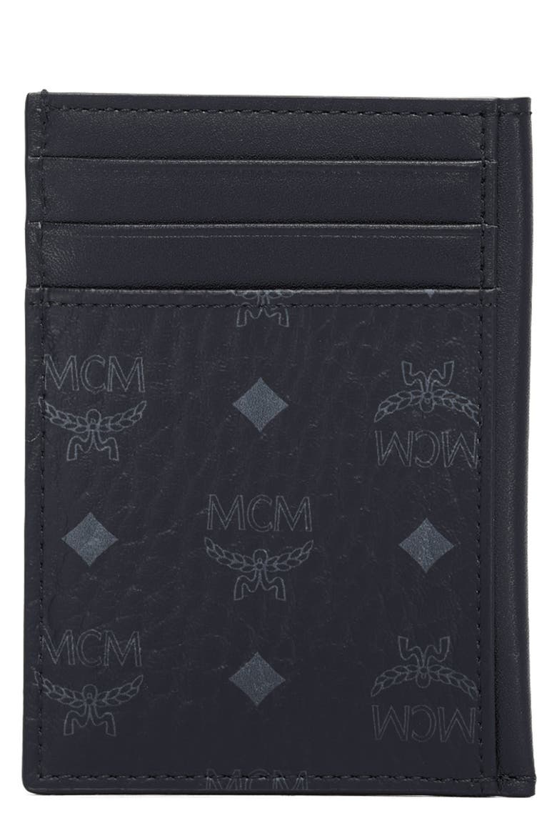 N/S Card Case in Visetos Original, Main, color, BLACK
