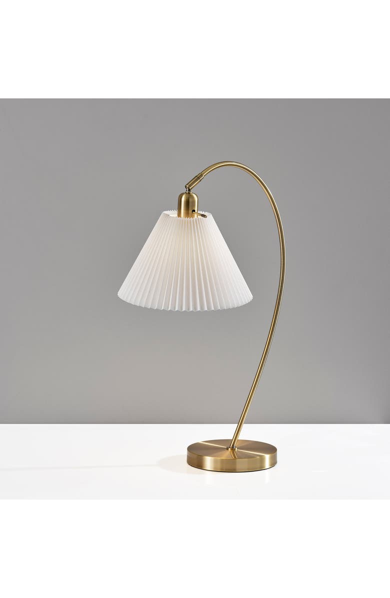 ADESSO LIGHTING Delaney Table Lamp, Alternate, color, Antique Brass