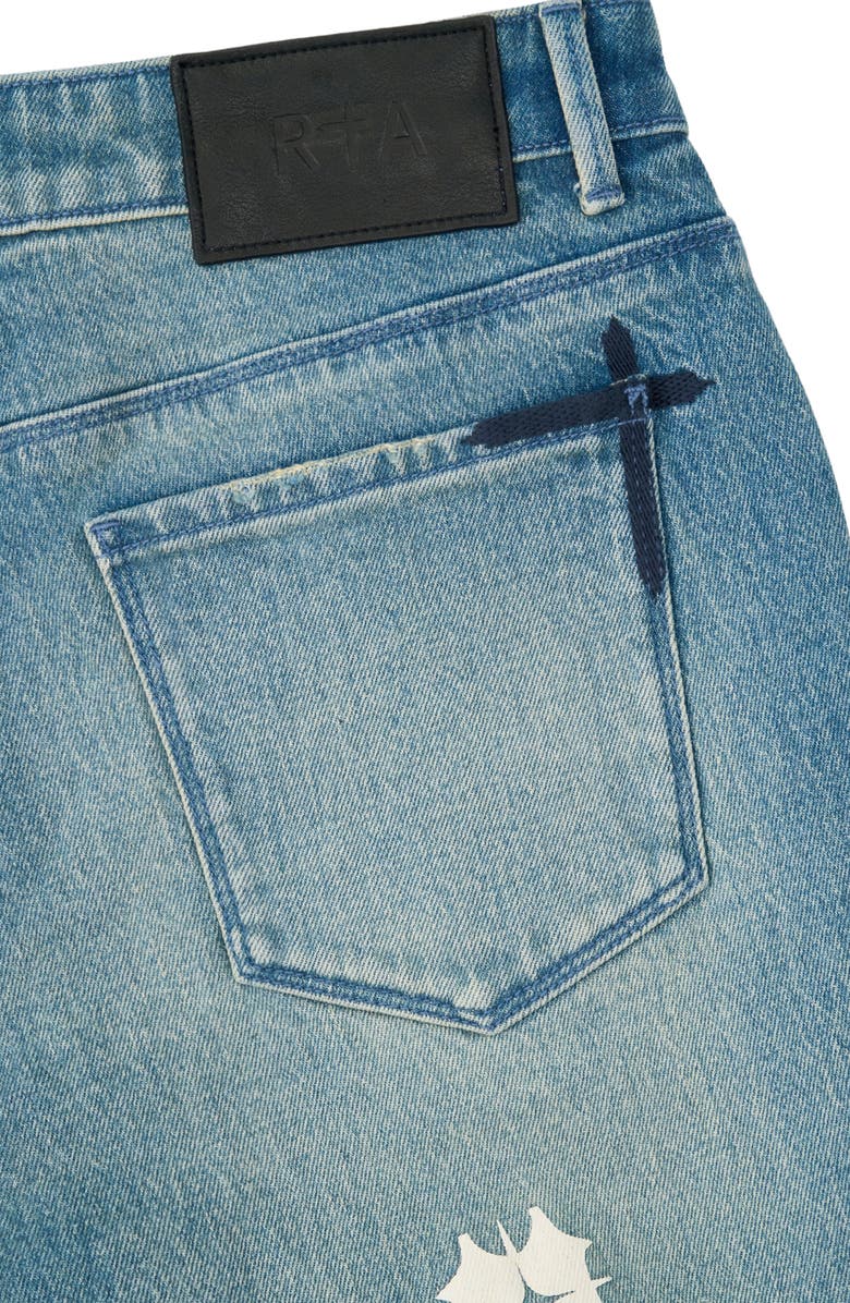 RtA Bryant Ripped Skinny Jeans, Alternate, color, 