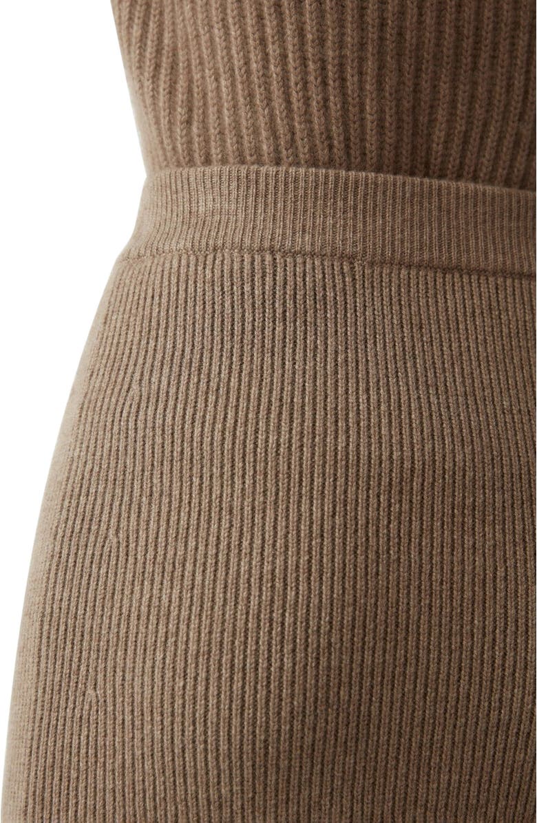 GOBI Mongolian Cashmere Cashmere Mini Skirt, Alternate, color, 
