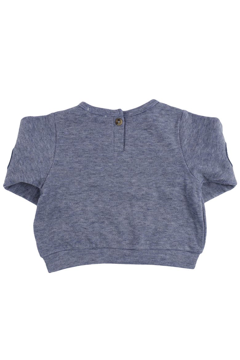 Mini Honeycomb Elbow Patch Boxy, Alternate, color, Denim