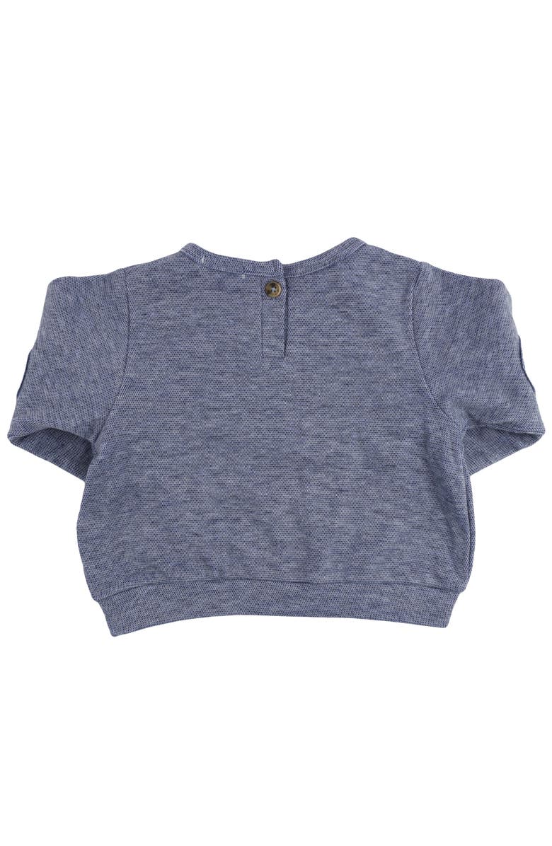 oh baby! Mini Honeycomb Elbow Patch Boxy, Alternate, color, Denim