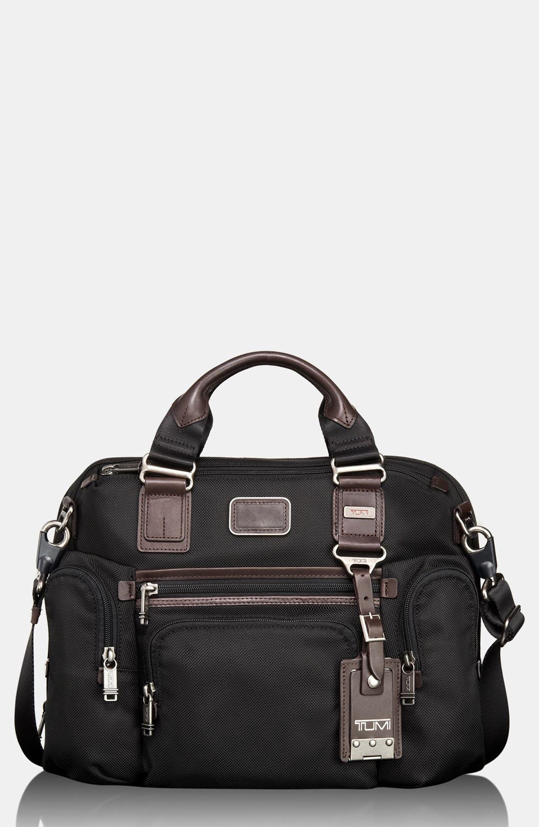 'Alpha Bravo - Brooks' Briefcase, Main, color, HICKORY
