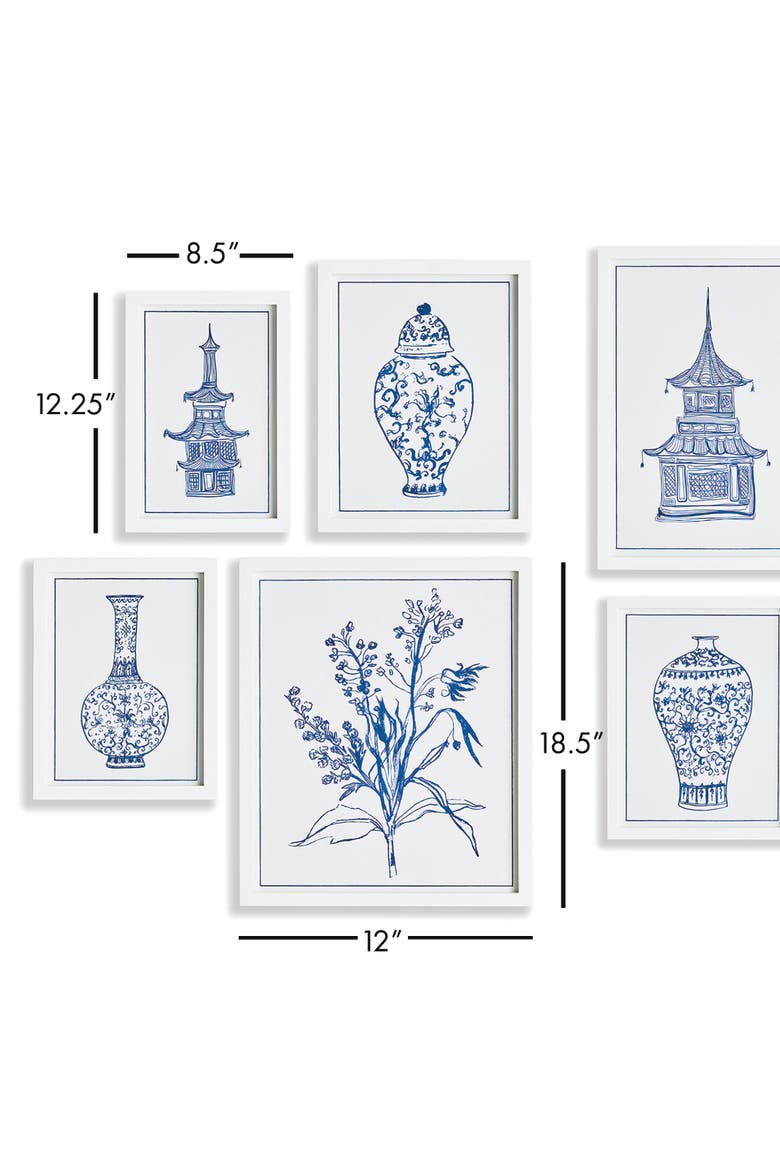 Chinoiserie Gallery St/8, Alternate, color, Blue