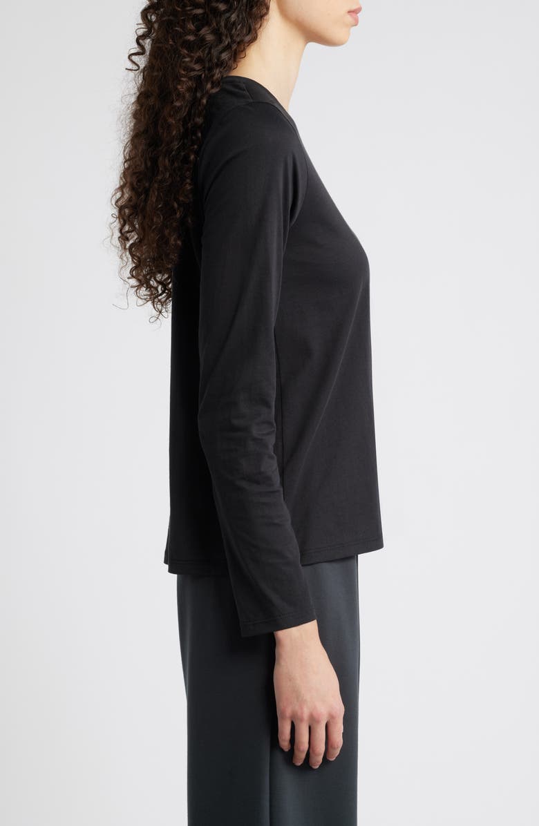Eileen Fisher Crewneck Organic Cotton Jersey T-Shirt, Alternate, color,