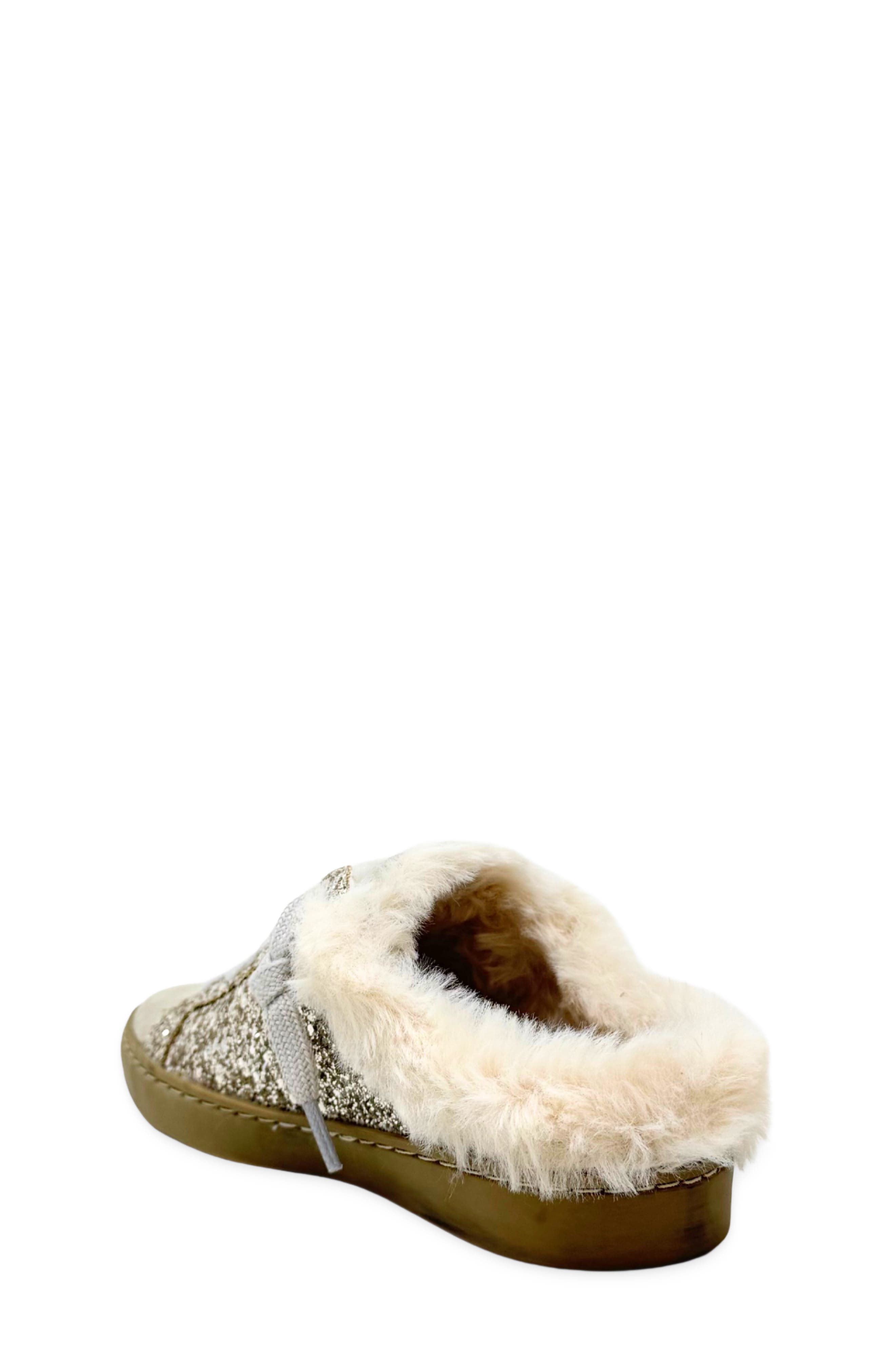 Kids' Pinah Mini Glitter Slip-On Shoe, Alternate, color, GOLD GLITTER