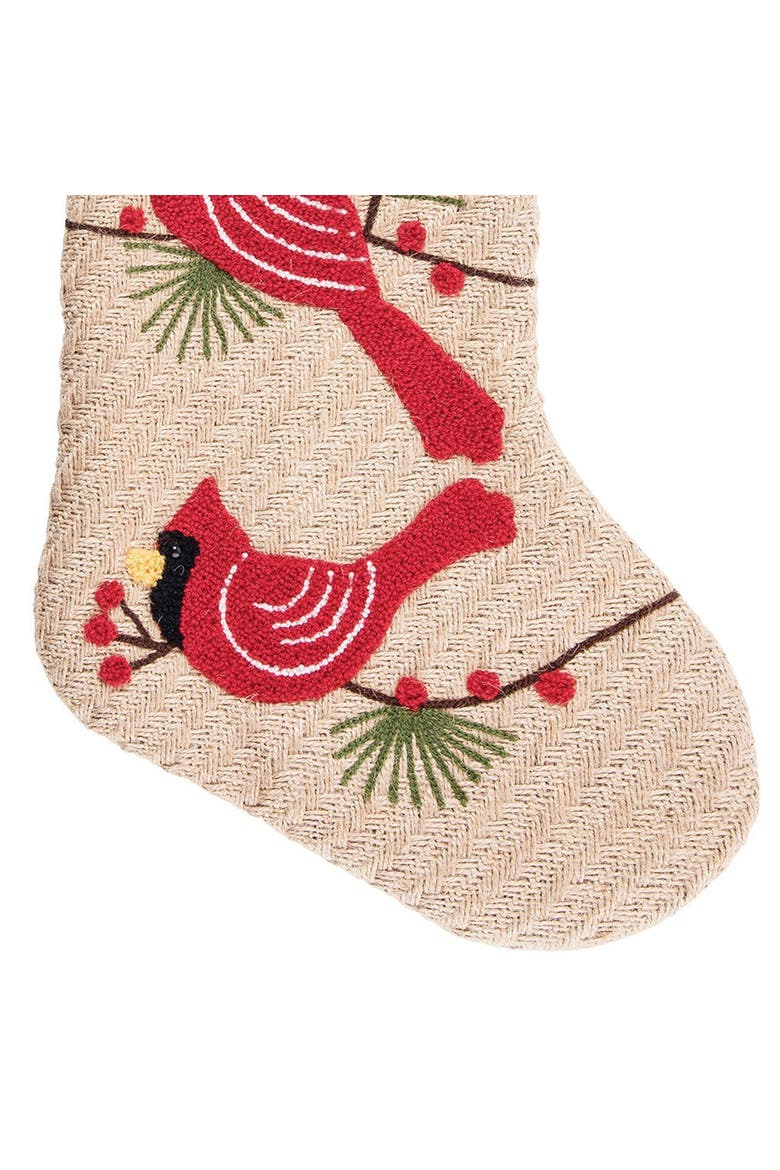 Cardinals Stocking, Alternate, color, Brown